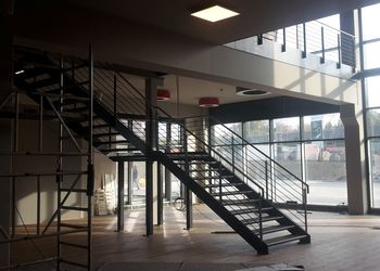 Innentreppe für ein Fitnessstudio